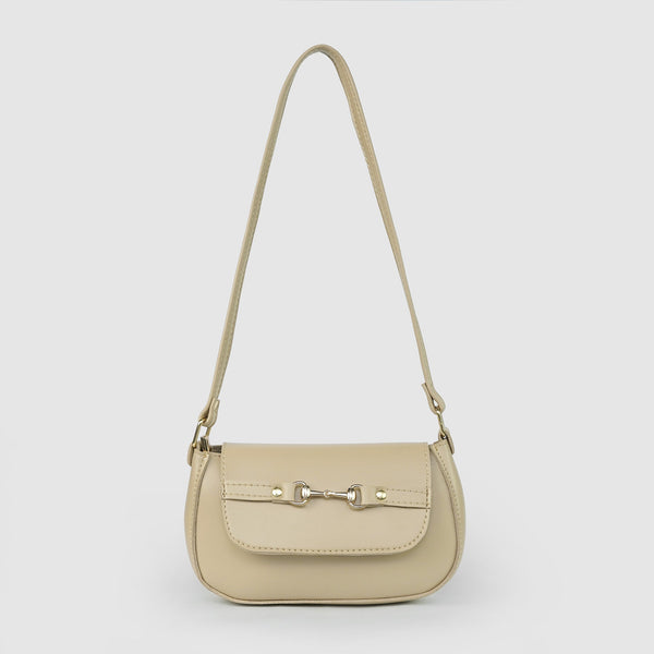Ivory Beige Shoulder Bag
