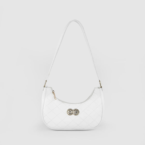 OPAL WHITE SHOULDER BAG