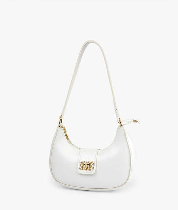 Salena White Hand Bag